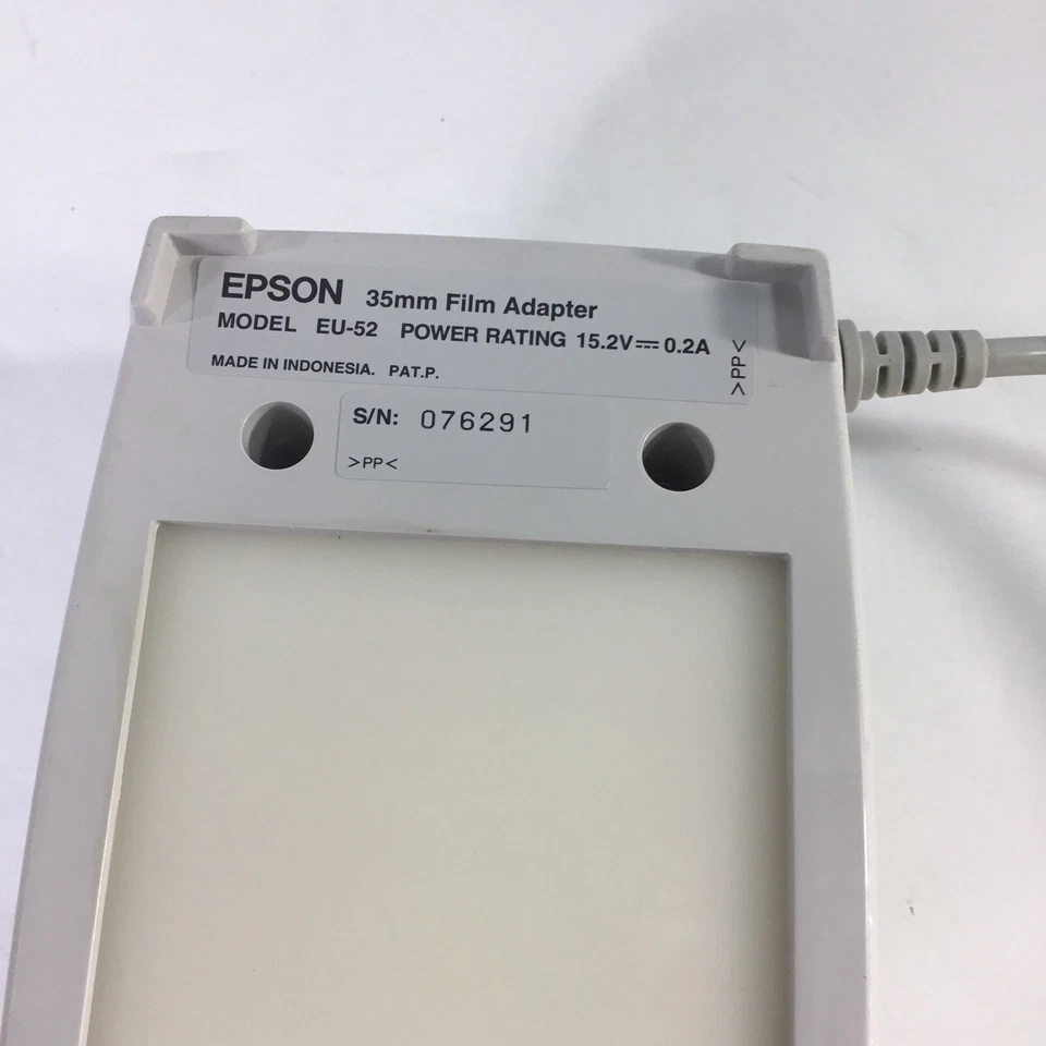 ADAPTADOR DE PELÍCULA EPSON 35mm MODELO EU-52 para ESCÁNER DE CAMA PLANA PERFECTO sin probar Foto 4 de 4