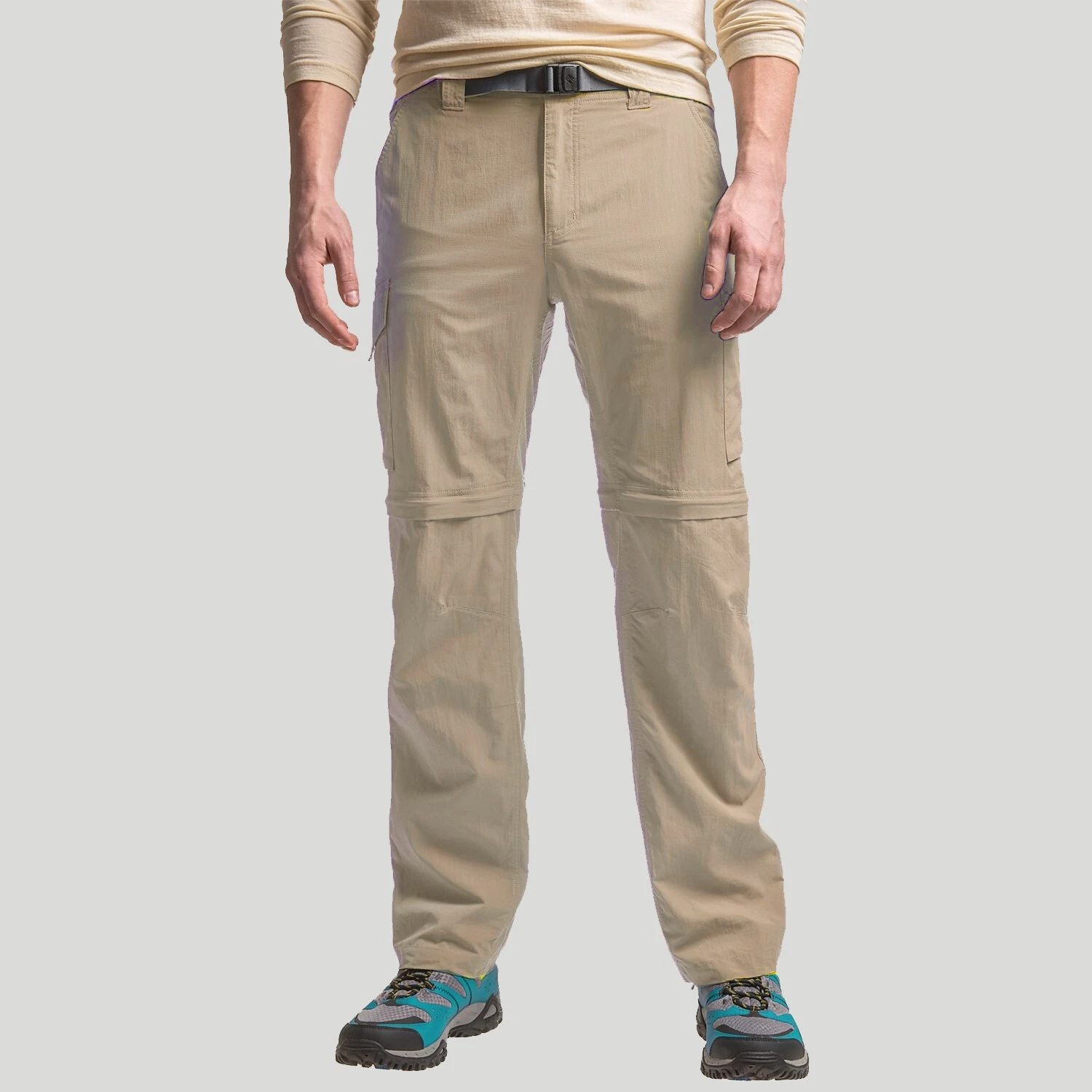 Columbia Men's Convertible Ridge Pants Color Fossil Brown W 30"/In 34"
