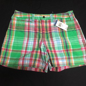 plaid polo shorts