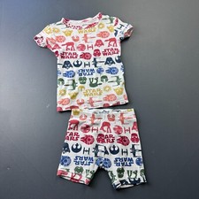 Gap Star Wars Print Boys Shirt Bottoms Set 5 Yr, Multicolor Organic Cotton