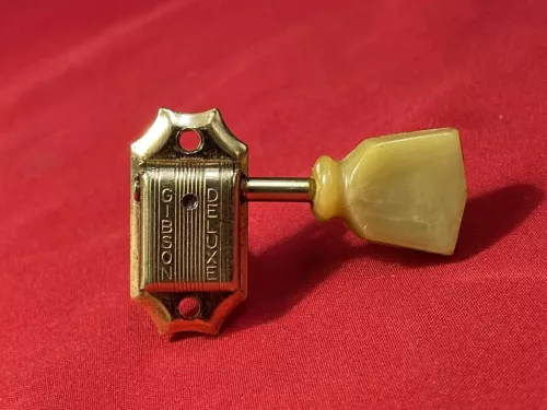 1970's GIBSON DELUXE Guitar Tuner GOLD ES-345 Hummingbird Vintage