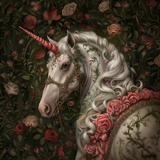 Mythical Pink No. 3 | Unicorn | Digital Download | Wall Art | Printable Art