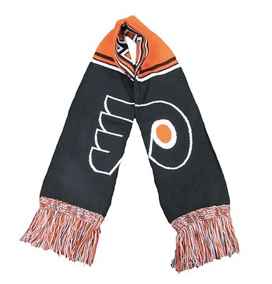 Philadelphia Flyers NHL Youth Reversible Double Sided Print Winter Scarf
