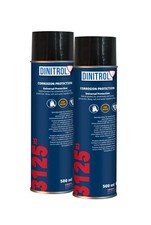 2 x DINITROL 3125 HS RUST PROOFING CAVITY WAX 500ML CAR ARROSOL DARK BROWN