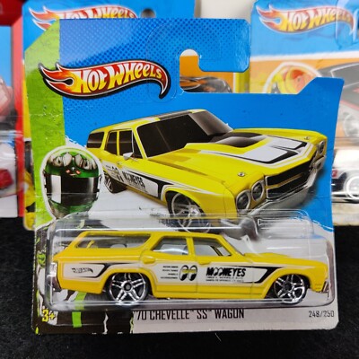 HOT WHEELS '70 CHEVELLE SS WAGON HW SHOWROOM 2013 X1814 248/250 1:64 SHORT