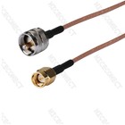 SMA male to UHF PL259 male pigtail Coaxial Adapter Cable RG316 15cm for WLAN