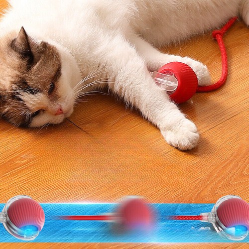 Dog Cat Smart Toy Automatic Rolling Ball Electric Pet Self-Moving Kitten Game - Picture 5 of 22