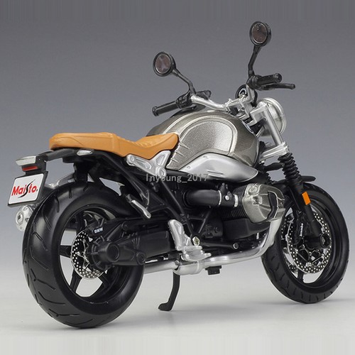 1:12 BMW R nineT Scrambler 2017 Motorcycle Model Diecast Toy Vehicle Boys Toys - Picture 6 of 8