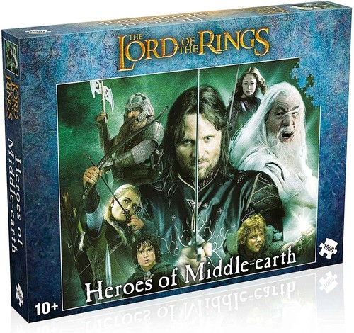 Herr der Ringe Puzzle Helden von Mittelerde 1000 Teile BRANDNEU FABRIKVERSIEGELT