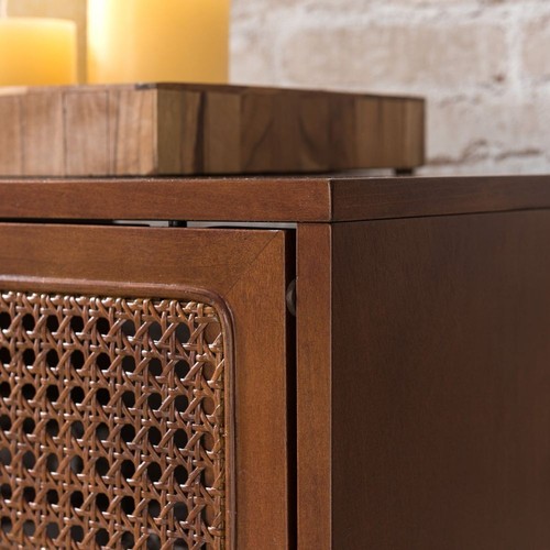 Mid Century Modern TV Stand Entertainment Center Console Media Cabinet Wood 70" - Picture 4 of 4