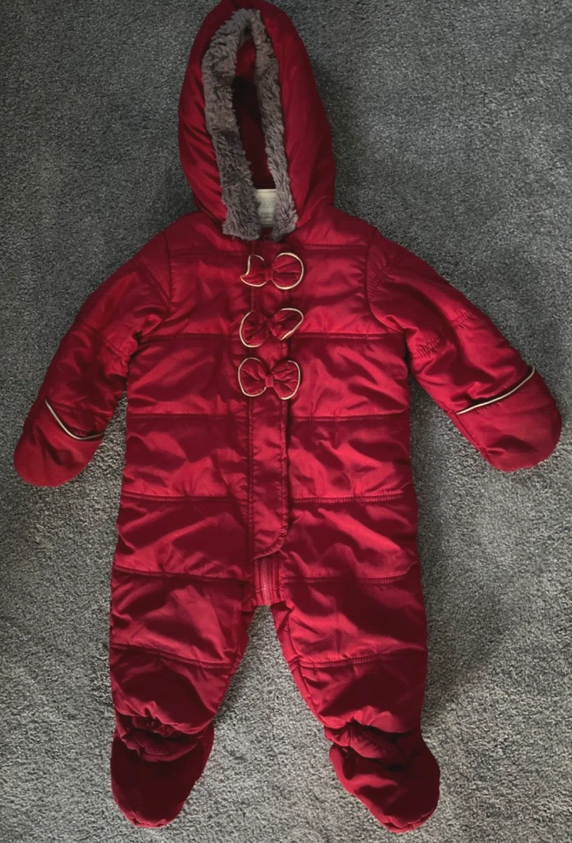 First Impressions Adorable Infant Girls 6 9 Months Snowsuit Baby