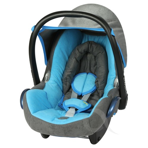 Repuesto de funda de asiento de coche para Maxi Cosi CabrioFix 0+ portabebés JUEGO COMPLETO - Imagen 13 de 56