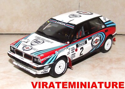 Spark S9008 1/43 Lancia Delta Hf Intégrale 16V No.1 Gagnant