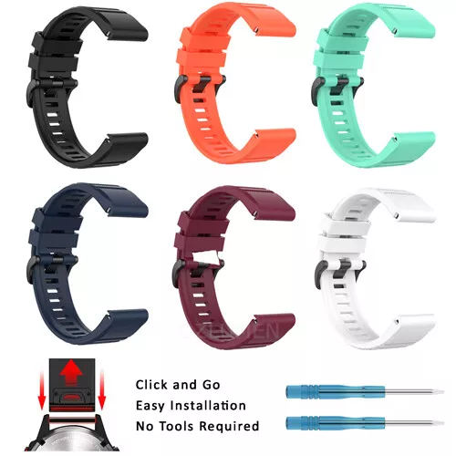 Replacement Watch Band Strap for GARMIN Approach S60 / S62 / S70 (Quickfit 22mm) - Picture 1 of 7