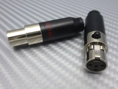 DH Labs Mini XLR Audeze Headphone connectors DIY headphone cable 