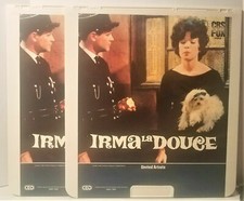 CED: IRMA LA DOUCE, JACK LEMMON, SHIRLEY MacLAINE, 2 DISC SET RCA VIDEO DISCS