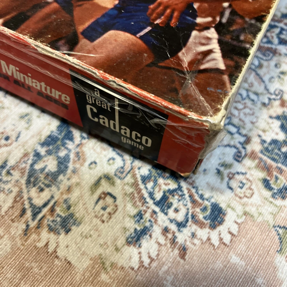 Juego Bas-Ket Vintage Cadaco Baloncesto Real En Miniatura Usado Completo  Foto 3 de 4