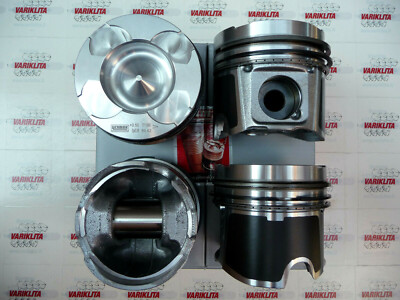 4X PISTONS + RINGS FIT NISSAN RENAULT OPEL 2.5DCI/CDTI 16V G9U632 G9U650 +0.50MM