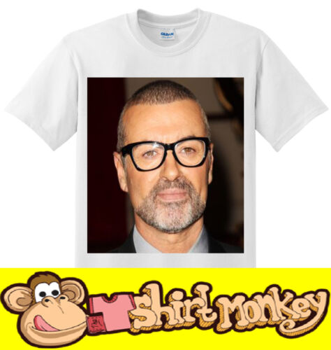 George Michael Wham RIP T-shirt  Ladies + Mens XS - XXL Many Colours available. - 第 1/1 張圖片