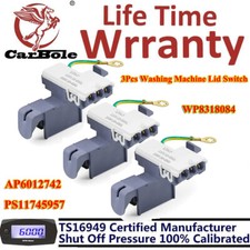 3Pcs Washing Machine Lid Switch Fit for Whirlpool WP8318084 AP6012742 PS11745957