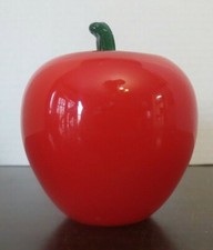 Vintage Murano Style Hand Blown Glass Fruit - Tomato 3