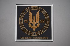 SAS 22 REGiMENT- Drink coaster - SPECIAL AIR SERVICE REGIMENT - CREDENHILL