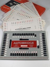 Vintage 1959 Auto Bridge Play Yourself Game Beginners Learning Set (Made In USA)