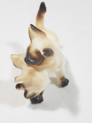 Vtg Family of 4 Bone China Japan Siamese Cat Figurines - Picture 2 of 24