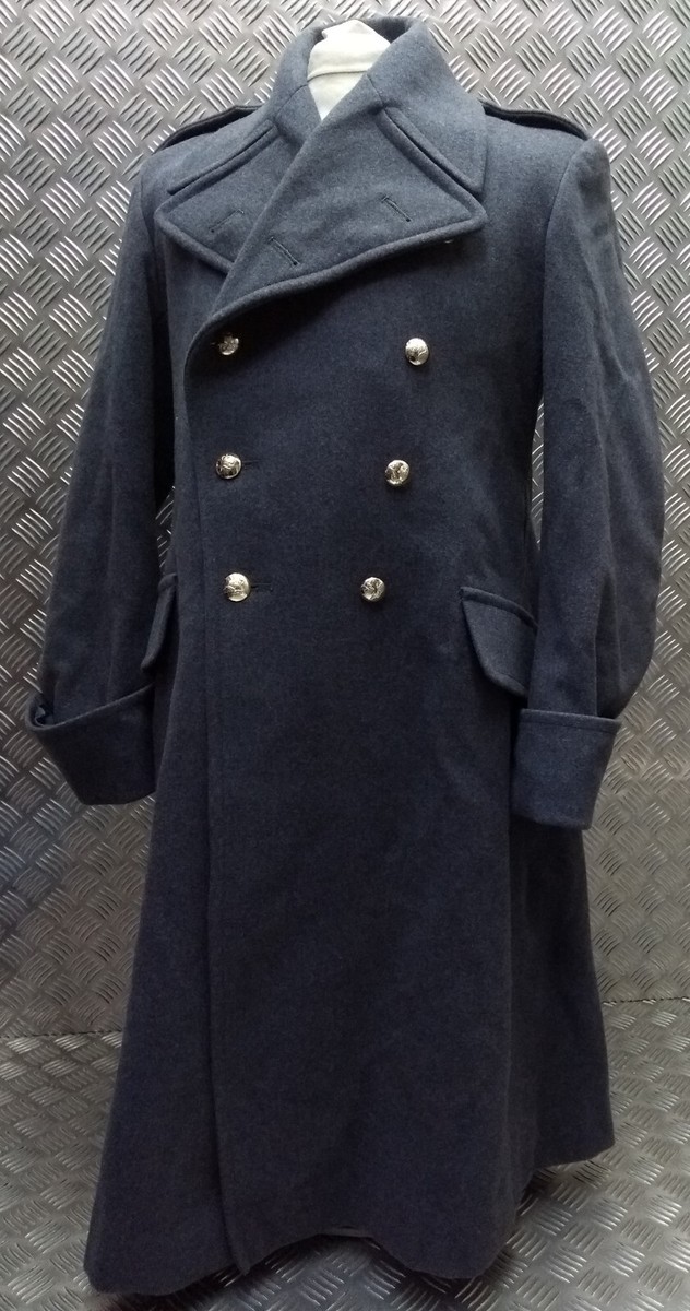 British WRAF Greatcoat Complete with RAF Insignia Buttons