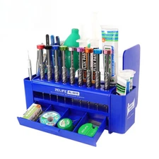 Multifunctional Maintenance Storage Boxes Desktop Office Storage Component Tools