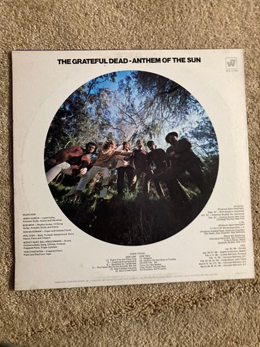 Grateful Dead - Anthem Of The Sun VINYL LP WB REISSUE VG+/VG+ - Picture 2 of 5