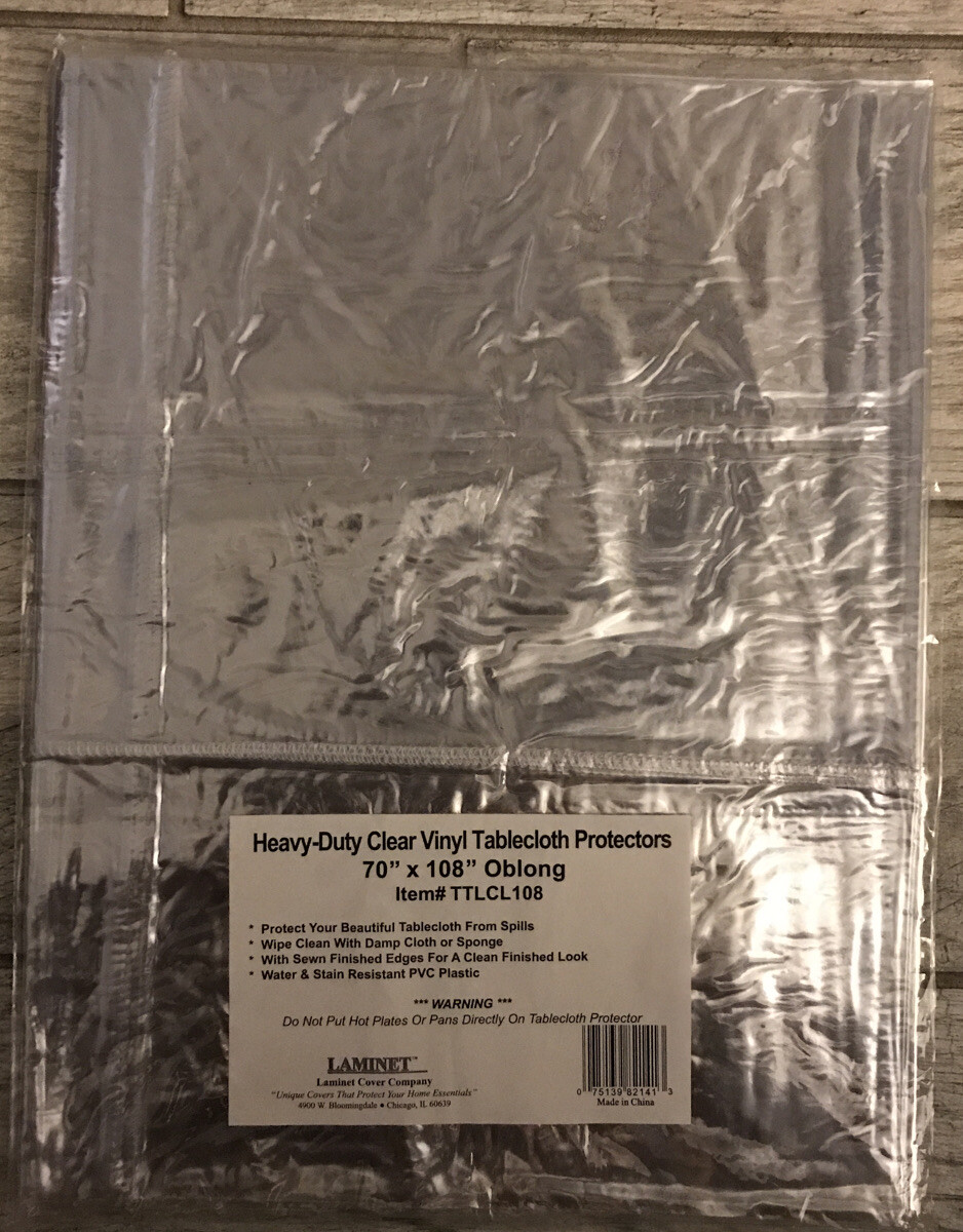 Kristallklare PVC-Tischdecke 60x120 Cm – Wasserdicht, Schmutzabweisend, Leicht Zu Reinigen
