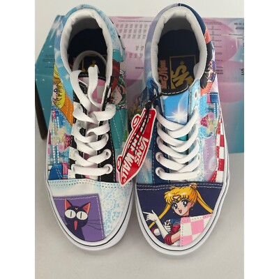 Vans Sneakers Old Skool Pretty Guardians Patchwork SailorMoon Women Size 5 New