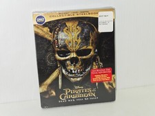 Pirates of the Caribbean Dead Men Tell No Tales Blu-rayDVD SteelBook Sealed Read