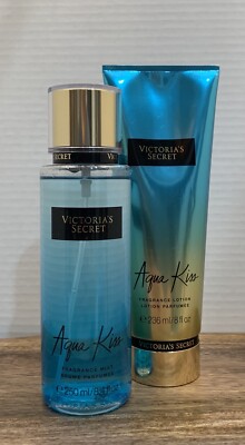 Victoria's Secret AQUA KISS Fragrance Mist and Lotion | eBay