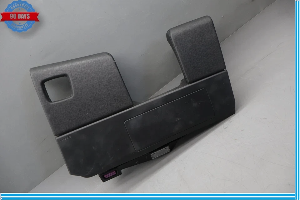 Cubierta de panel de ajuste de rodilla delantera izquierda debajo del tablero 10-16 Porsche Panamera 970 negra OEM Foto 2 de 4