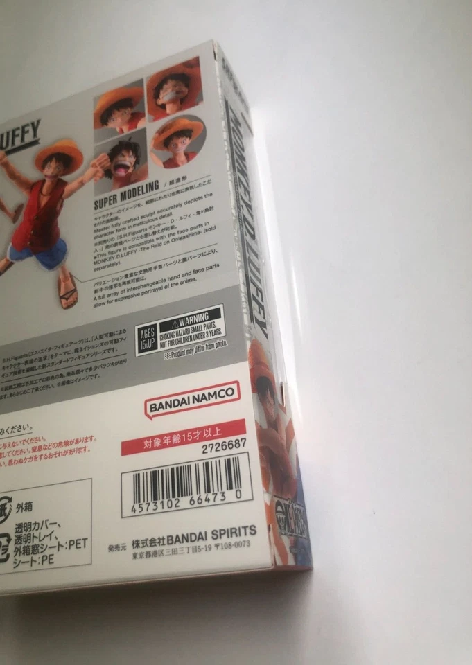 S.H.Figuarts Monkey D. Luffy - ROMANCE DAWN - SHF SH Figura de acción anime Juguete Foto 4 de 4