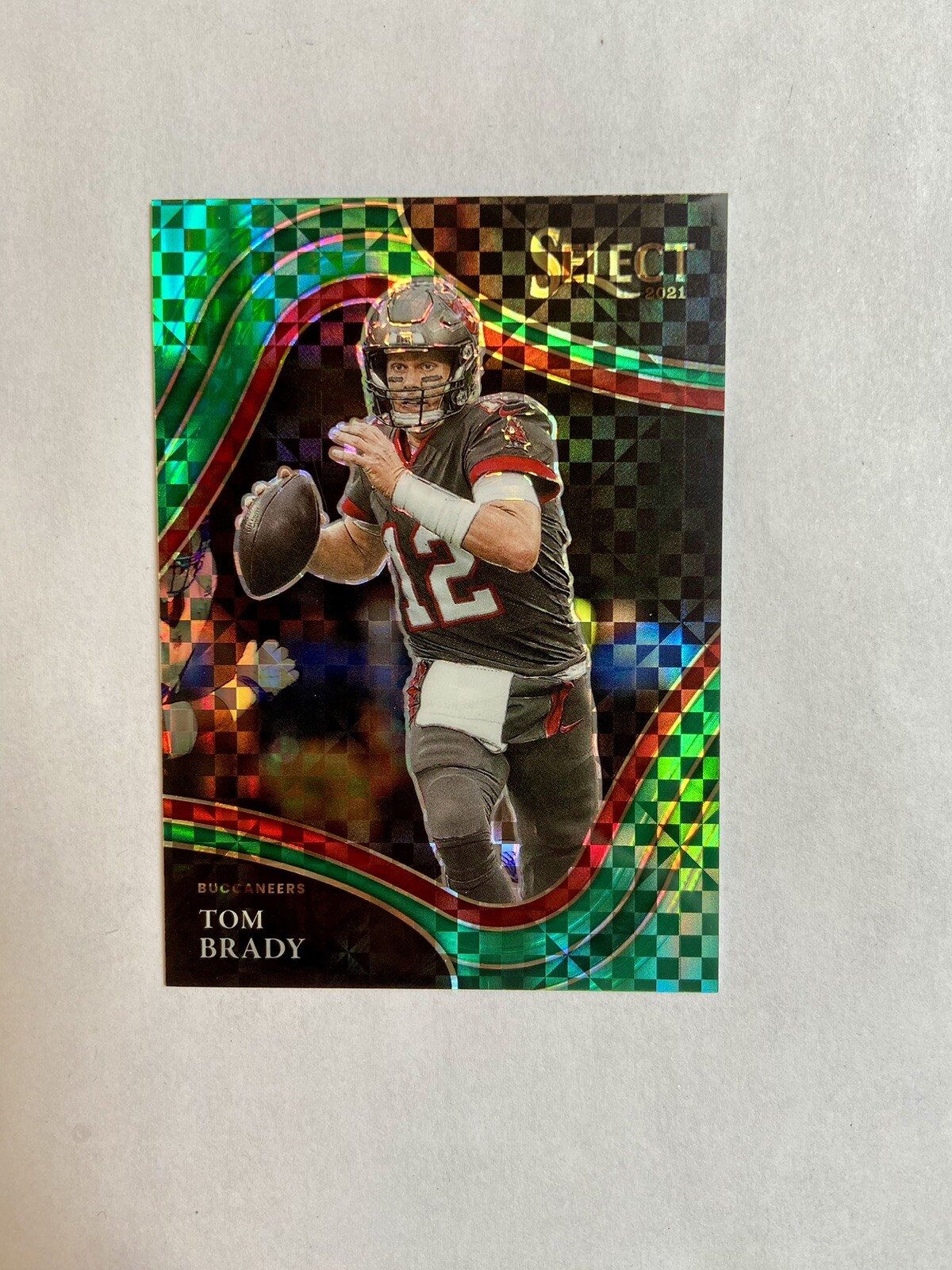 2021 Panini Select #301 Tom Brady Green /5 Field Level