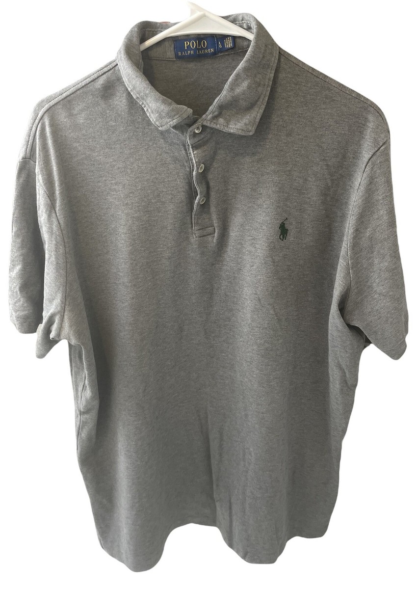 トップス POLO ralph lauren gray logo polo shirt 13639434_16416004_600.jpg