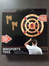 Winsports Toss Safe Foam Axes With Target 2 Axes And Carry Bag
