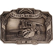 New Massey Ferguson MH 865 Tractor Harris Farmer Farming NOS Vintage Belt Buckle