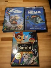 Disney Pixar DVD  Movie Pack - Bambi 2-Disk Set, Up, Finding Nemo 2-Disk Set