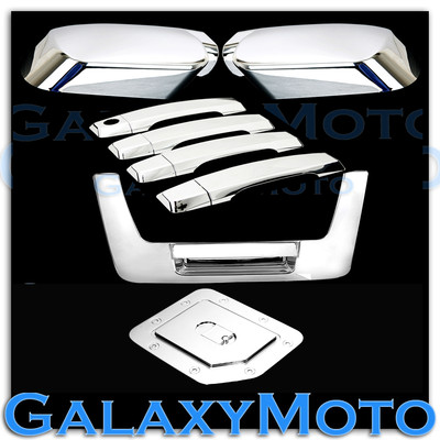 07-10 FORD EDGE Triple Chrome Plated Full Mirror 4 Door Handle W/o PSG KH Cover - Foto 8