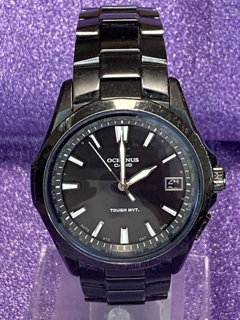 CASIO OCEANUS OCW-S100B-1AJF ブラックチタンジャンク Casio Oceanus OCW-S100B-1AJF - Shopping In Japan Net