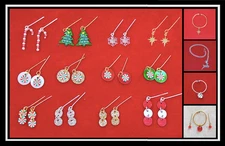 Dreamz CHRISTMAS XMAS Necklace, and Earrings Jewelry for 11.5" doll