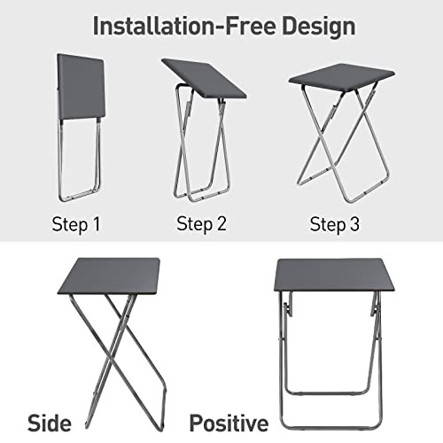 Folding TV Tray Table TV Dinner Trays Tables for Eating,Stable Tv Trays Table - Picture 4 of 7