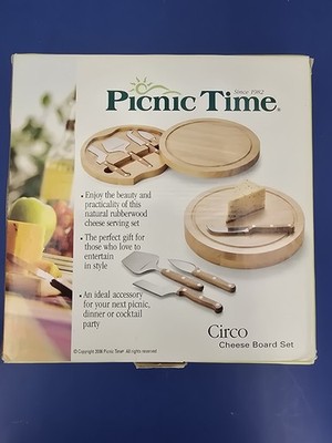 Picnic Time Circo Cheese Board and Knife Set, Charcuterie Board Set