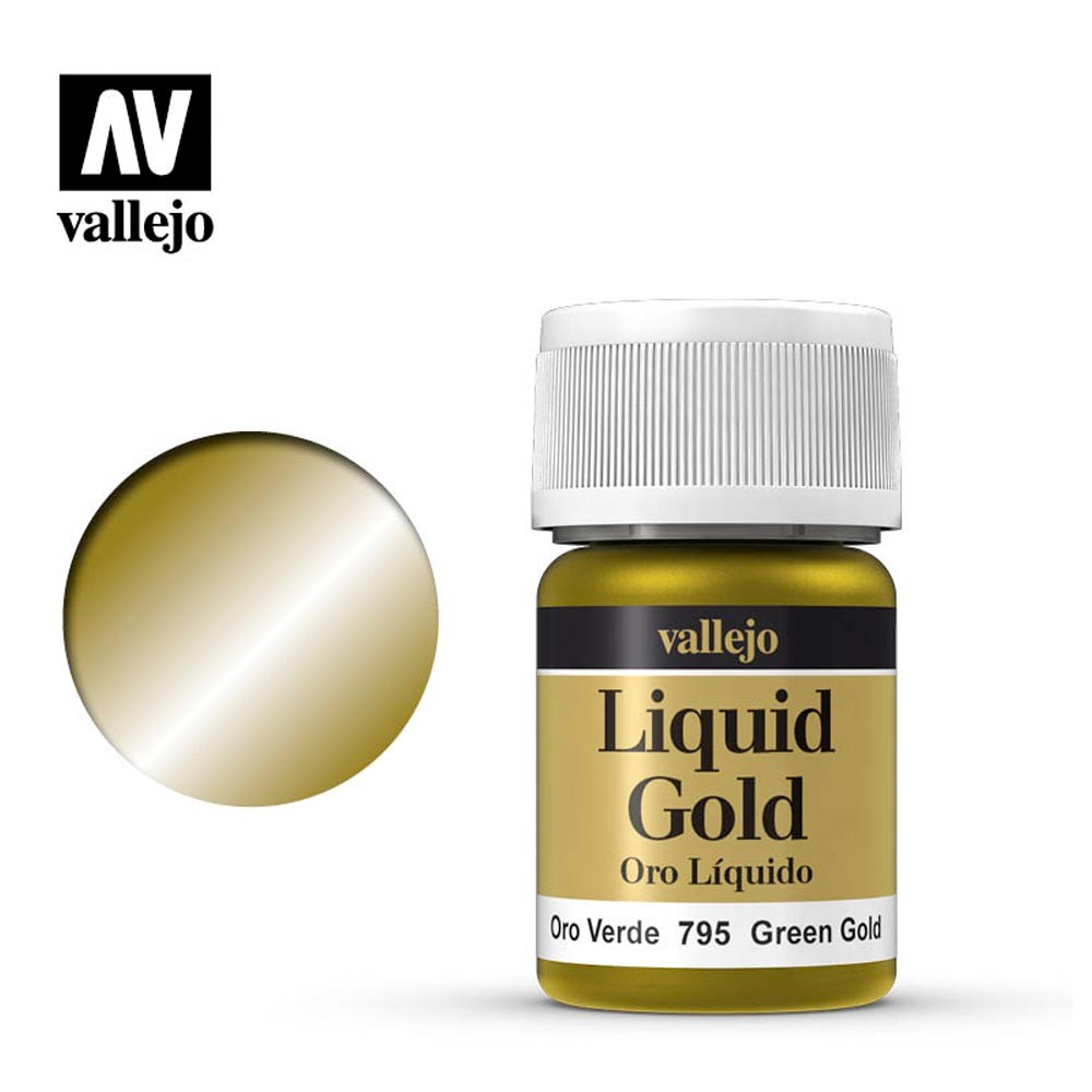 AV Vallejo Model Color -Green Gold (Metals 35ml) - Image 4