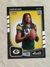 2025 Panini Instant Studio Savion Williams Rookie RC PR /367 #SR-29 Packers