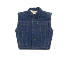 Levi's 70S Sheerling Denim Vest Vintage